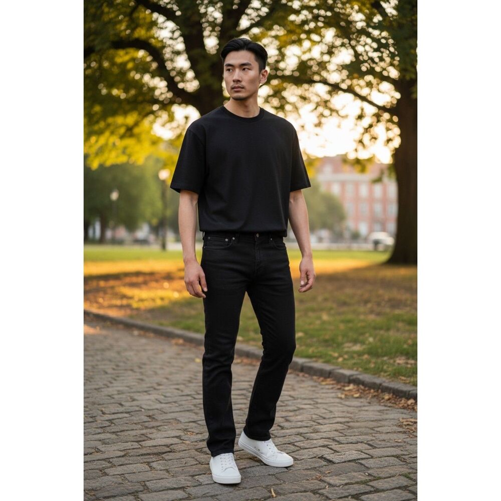 Levi's 511 Slim Fit All Season Pants Men's 32X29  Black Color Jeans
